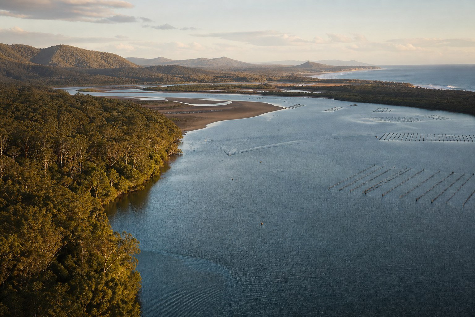 The Macleay River estuary, NSW Mid North Coast